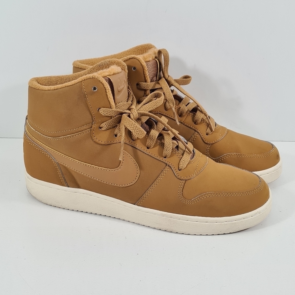 Nike Ebernon MID SE AV2478 700 Wheat/Wheat-Sail Women's US 10 Sneakers